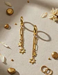 Aretes Para Hombre Mujer Pendientes Estrella De David Cadena - Miniatura 2