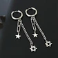 Aretes Para Hombre Mujer Pendientes Estrella De David Cadena - Miniatura 13