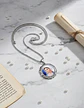 Collar Para Hombres Mujeres Dije Medallón De La Virgen María - Miniatura 13