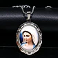 Collar Para Hombres Mujeres Dije Medallón De La Virgen María - Miniatura 16