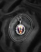 Collar Para Hombres Mujeres Dije Medallón De La Virgen María - Miniatura 23