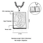 Collar Para Hombre Y Mujer Dije Relicario De La Virgen María - Miniatura 11
