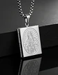 Collar Para Hombre Y Mujer Dije Relicario De La Virgen María - Miniatura 18