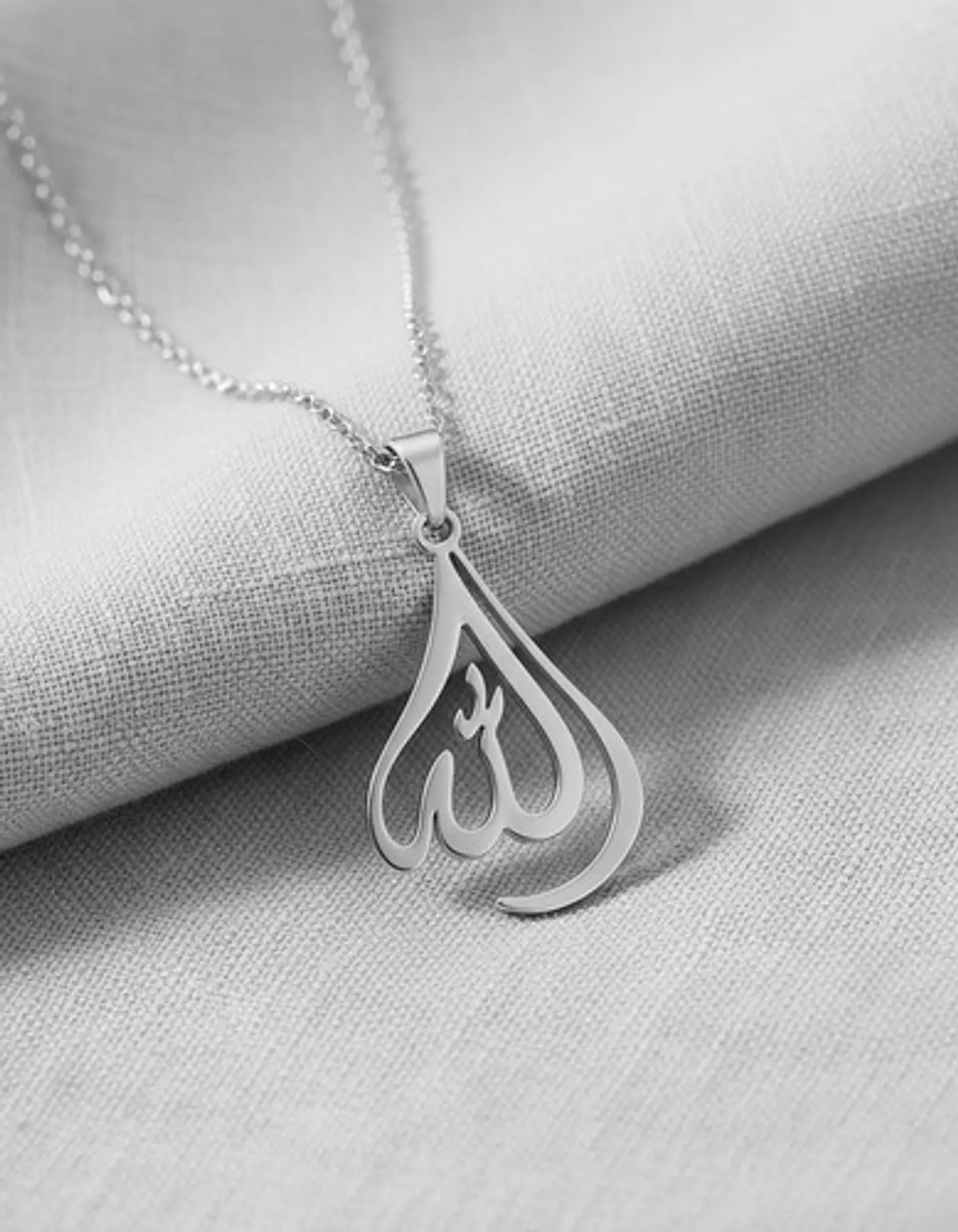 Collar Para Hombres Y Mujeres Dije Allah En Caligrafía Árabe 13