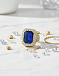 Anillo Para Hombre Y Mujer Hip Hop Bling Iced Out Octagonal - Miniatura 12