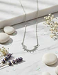 Collar De Acero Color Oro Para Mujeres Dije Rayos De Sol - Miniatura 12