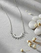 Collar De Acero Color Oro Para Mujeres Dije Rayos De Sol - Miniatura 13