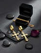 Aretes Para Hombres Mujeres Pendientes Cruz Gótica De Acero - Miniatura 8