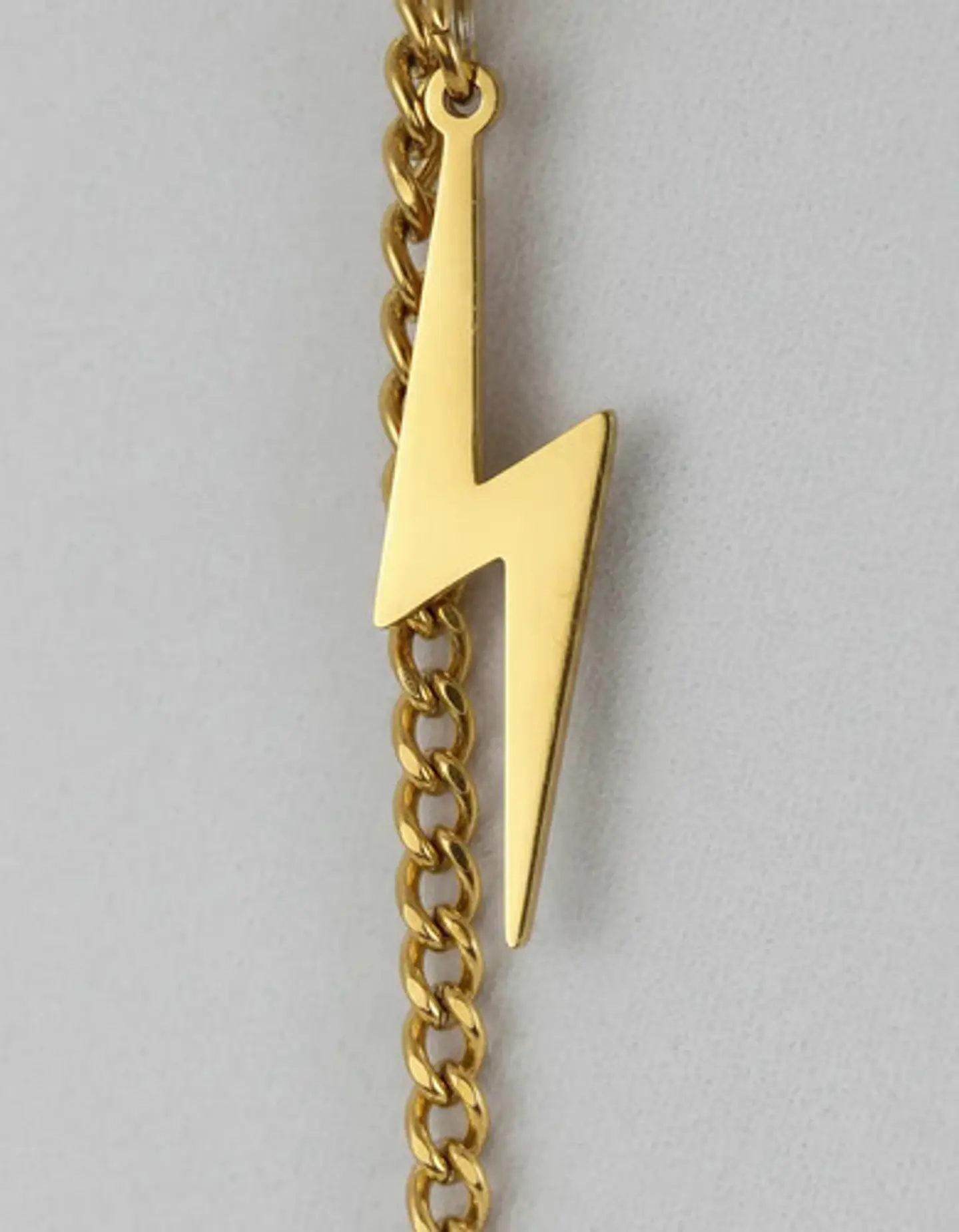 Aretes Para Hombre Y Mujer Pendientes Relámpago Con Cadena 6