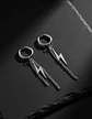 Aretes Para Hombre Y Mujer Pendientes Relámpago Con Cadena - Miniatura 13