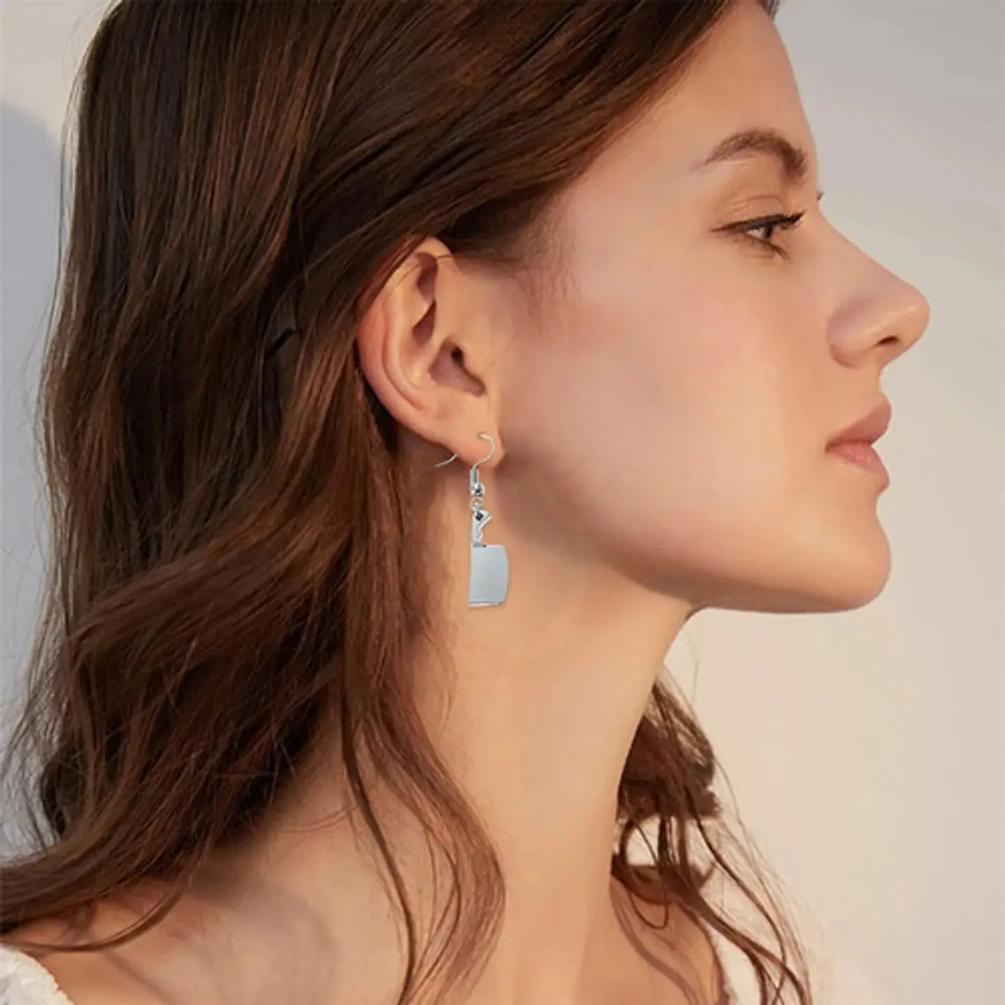 Aretes Para Hombre Mujer Pendientes Punk Cuchillo Carnicero 2