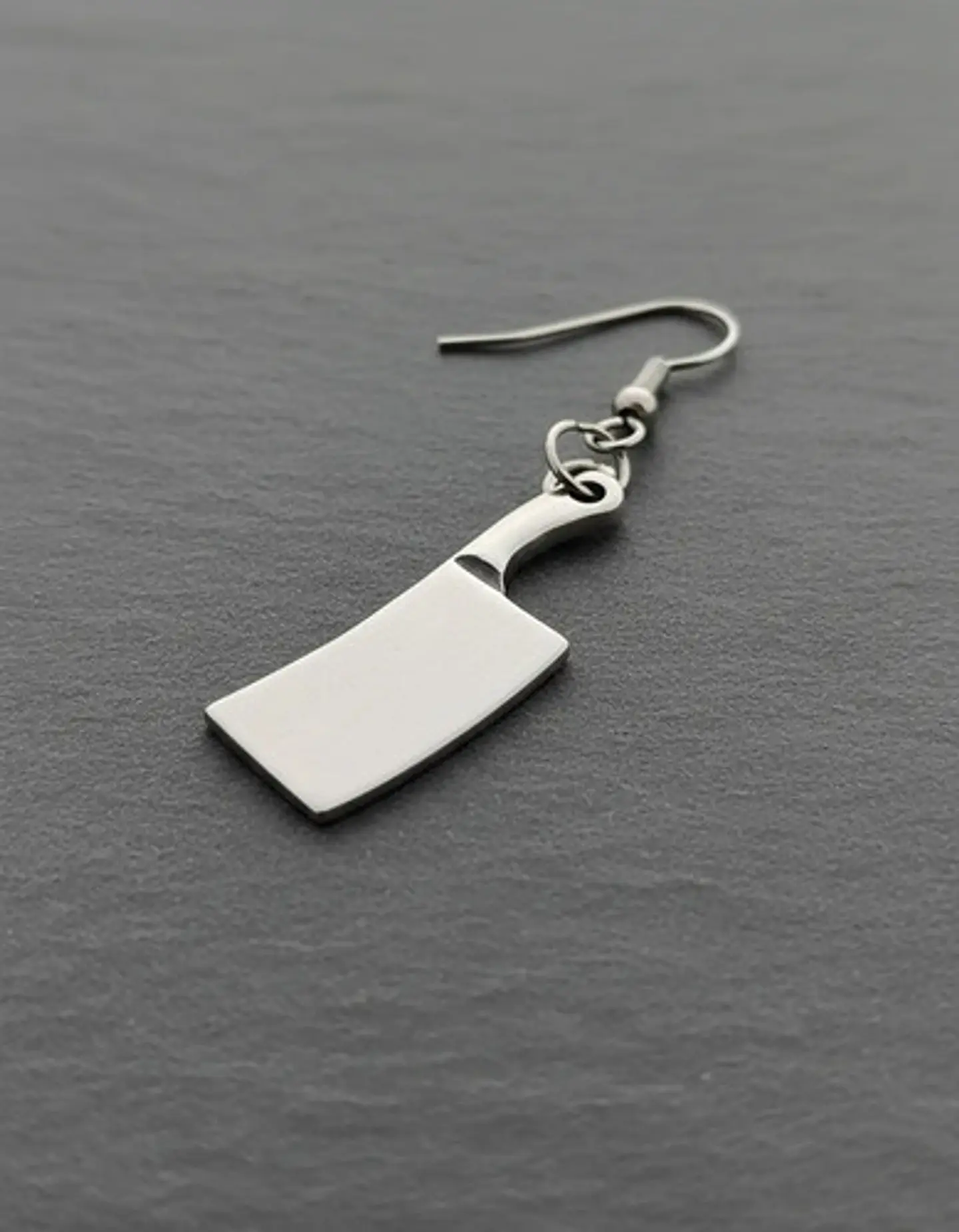 Aretes Para Hombre Mujer Pendientes Punk Cuchillo Carnicero 4