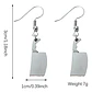 Aretes Para Hombre Mujer Pendientes Punk Cuchillo Carnicero - Miniatura 9