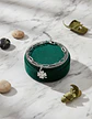 Pulsera Cadenas De Acero Para Mujer Dije Trébol De La Suerte - Miniatura 12