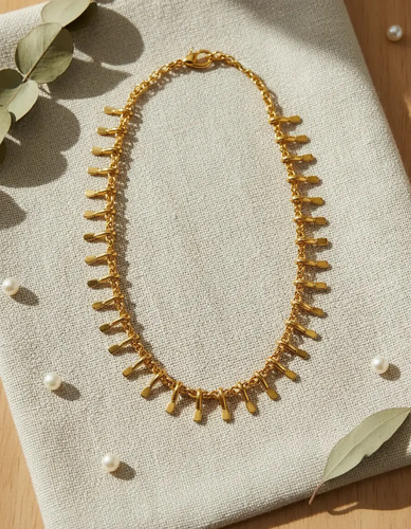 Cadena Para Mujeres Gargantilla Minimalista Micro Colgantes 8