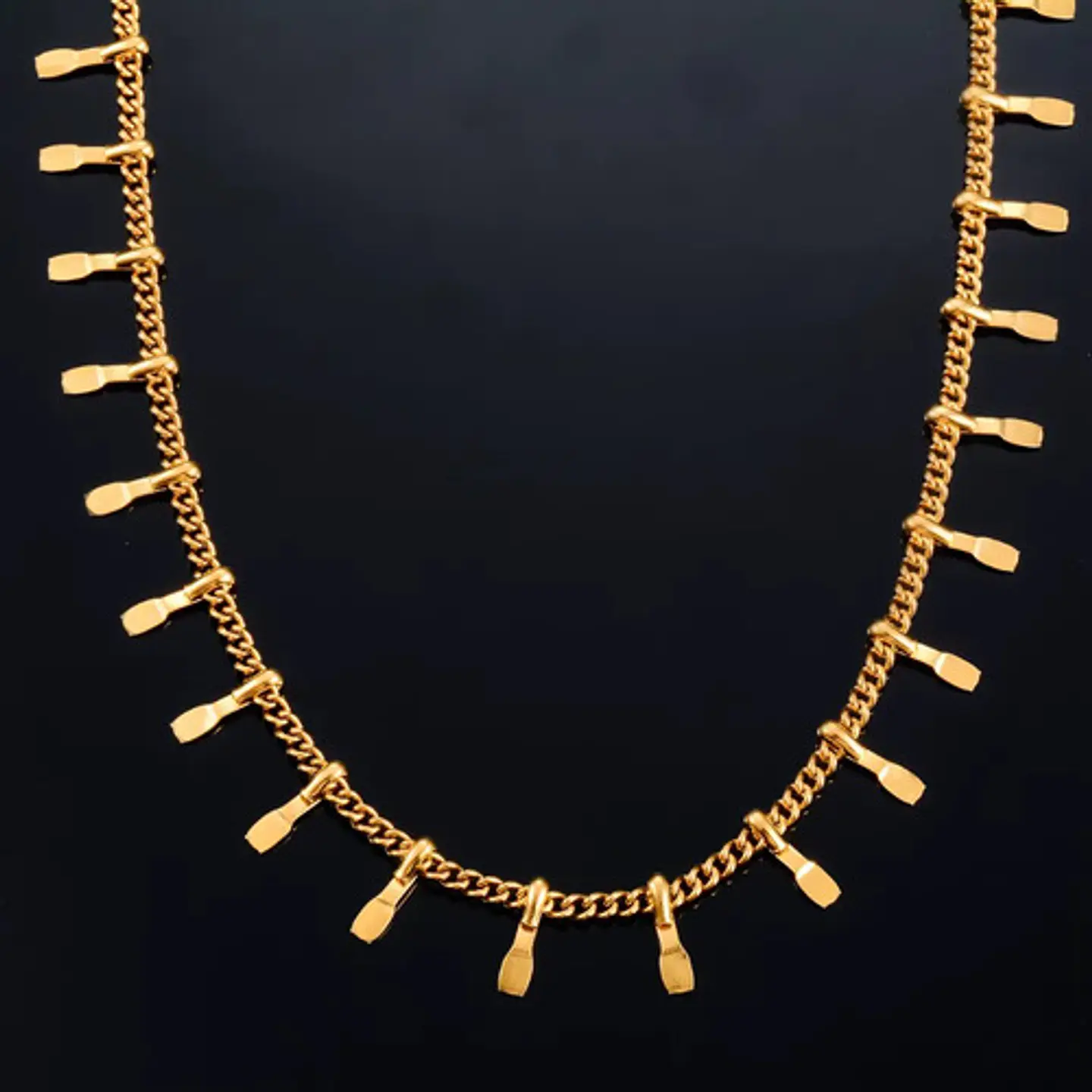 Cadena Para Mujeres Gargantilla Minimalista Micro Colgantes 9