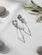 Aretes Para Mujer Pendientes Silueta Histórico De Palestina - Miniatura 10