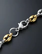 Pulsera Grano De Café De Acero Color Oro Para Hombre Y Mujer - Miniatura 9