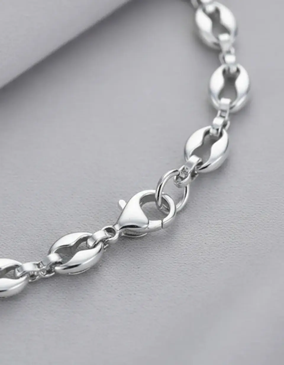 Pulsera Grano De Café De Acero Color Oro Para Hombre Y Mujer 19