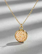 Collar Minimalista Para Mujeres Dije Circular Con Cristales - Miniatura 18