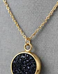 Collar Minimalista Para Mujeres Dije Circular Con Cristales - Miniatura 25