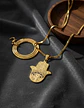 Collar Acero Color Oro Para Hombre Mujer Dije Mano De Fátima - Miniatura 14