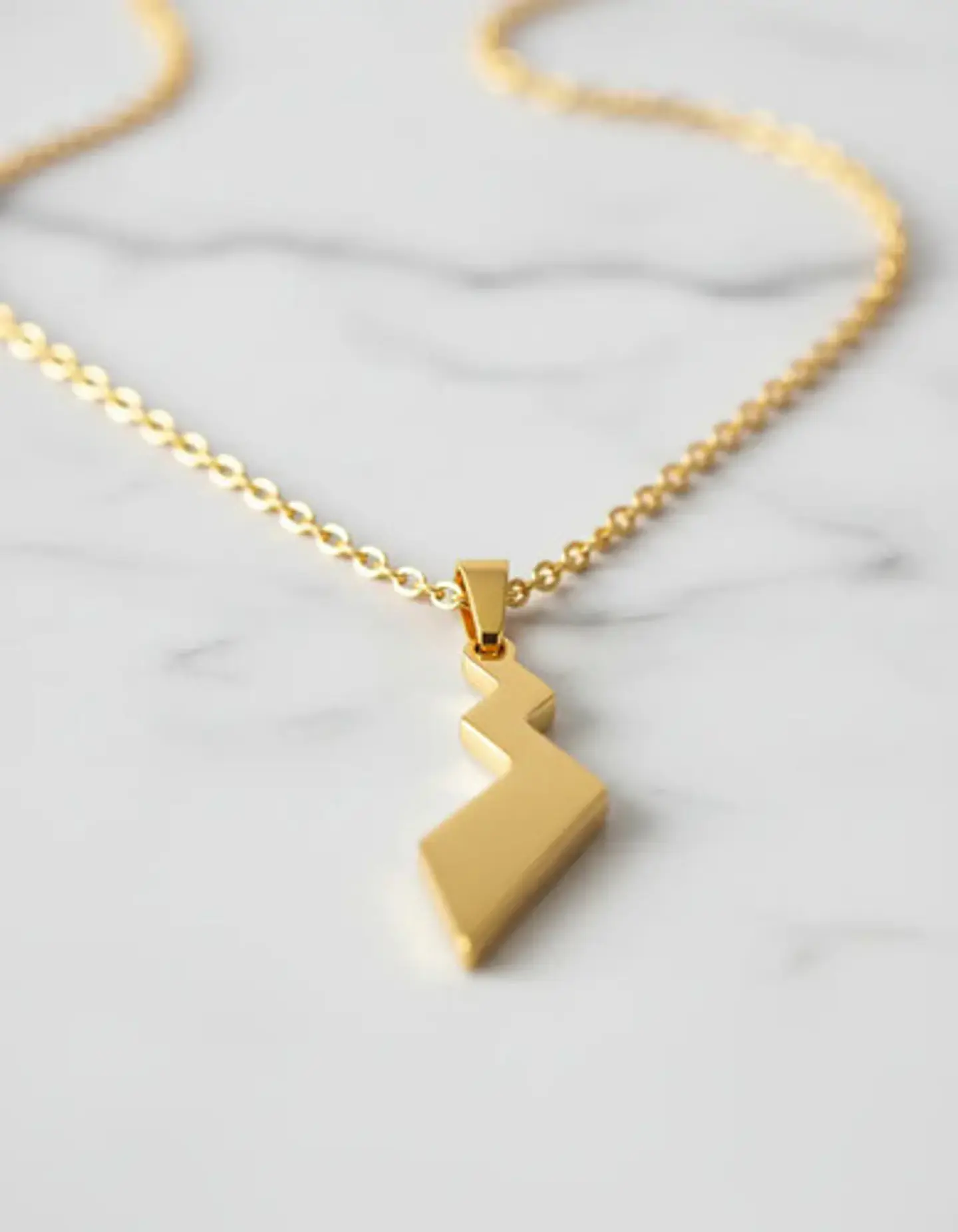 Collar De Acero Para Hombre Mujer Dije Cola Pikachu Pokémon 3