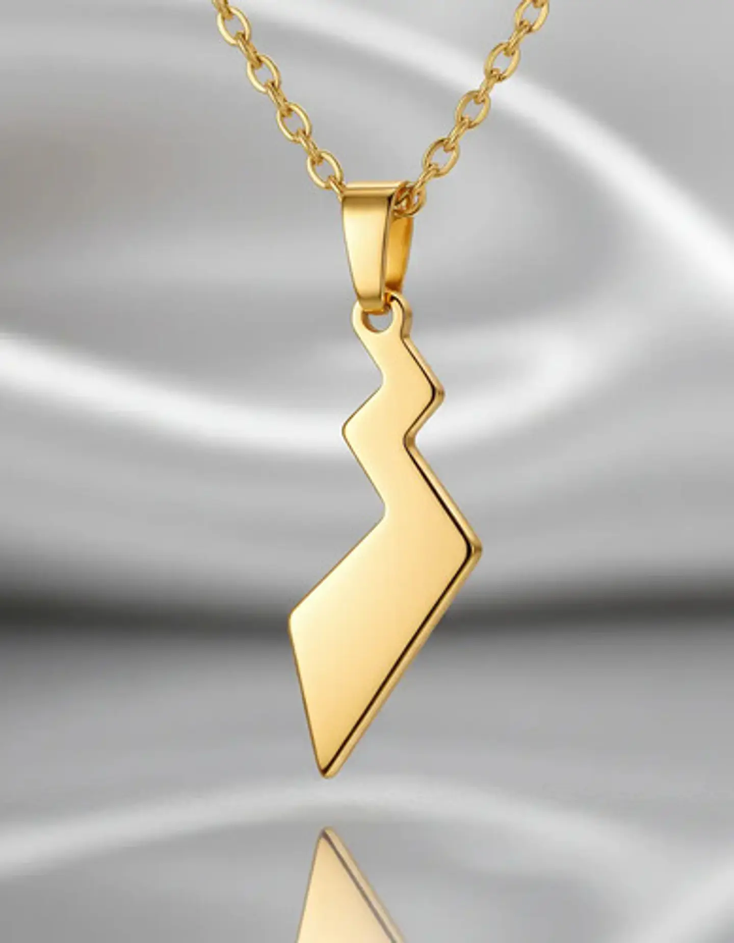 Collar De Acero Para Hombre Mujer Dije Cola Pikachu Pokémon 4