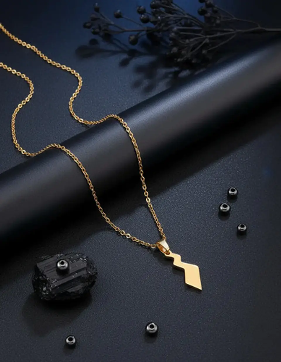 Collar De Acero Para Hombre Mujer Dije Cola Pikachu Pokémon 8