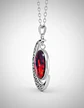 Collar Para Mujer Dije Cabujón Cristal Luna Nebulosa Galaxia - Miniatura 21