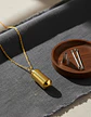 Collar Para Hombre Y Mujer Dije Urna Cilíndrica Para Cenizas - Miniatura 6