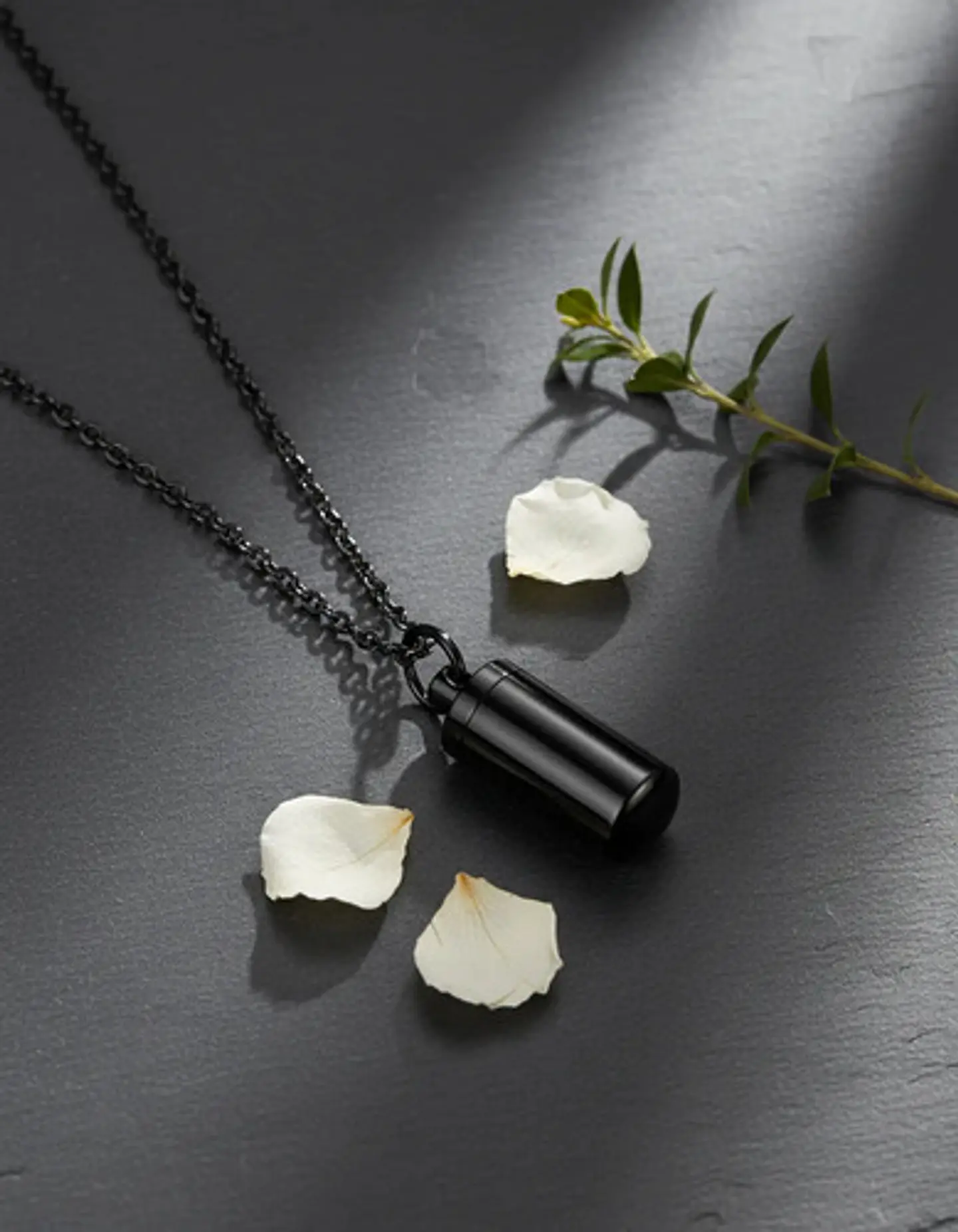 Collar Para Hombre Y Mujer Dije Urna Cilíndrica Para Cenizas 11