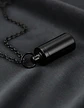 Collar Para Hombre Y Mujer Dije Urna Cilíndrica Para Cenizas - Miniatura 14
