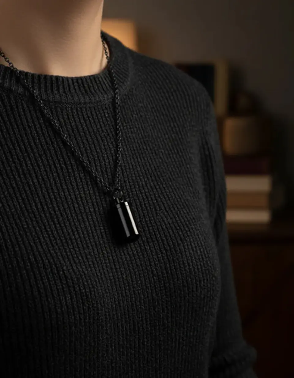 Collar Para Hombre Y Mujer Dije Urna Cilíndrica Para Cenizas 16