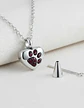 Collar De Acero Para Mujeres Dije Urna Corazón Para Cenizas - Miniatura 11
