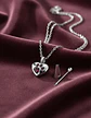 Collar De Acero Para Mujeres Dije Urna Corazón Para Cenizas - Miniatura 15