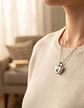 Collar De Acero Para Mujeres Dije Urna Corazón Para Cenizas - Miniatura 20