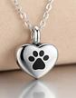 Collar De Acero Para Mujeres Dije Urna Corazón Para Cenizas - Miniatura 21