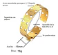 Brazalete De Acero Pulsera Para Mujeres Medallas San Benito - Miniatura 3