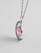Collar Para Mujeres Niñas Dije Luna Cabujón Princesa Aurora - Miniatura 2