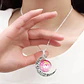 Collar Para Mujeres Niñas Dije Luna Cabujón Princesa Aurora - Miniatura 3