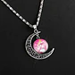 Collar Para Mujeres Niñas Dije Luna Cabujón Princesa Aurora - Miniatura 19