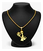 Collar Acero Color Oro Para Hombre Mujer Dije Alienígena Y2k - Miniatura 2