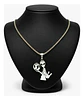 Collar Acero Color Oro Para Hombre Mujer Dije Alienígena Y2k - Miniatura 10
