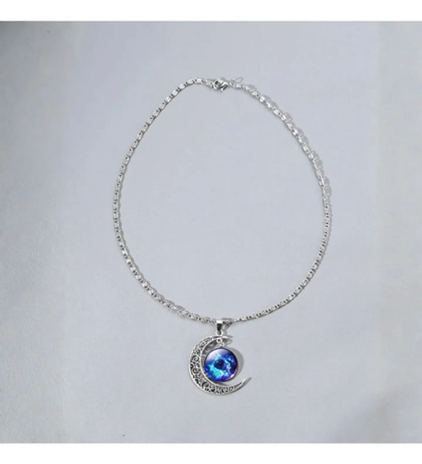 Set Joyería Mujer Collar, Pulsera Y Aretes Dije Galaxia Luna 8