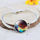 Set Joyería Mujer Collar, Pulsera Y Aretes Dije Galaxia Luna - Miniatura 13