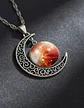 Set Joyería Mujer Collar, Pulsera Y Aretes Dije Galaxia Luna - Miniatura 23