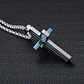 Collar Para Hombre Y Mujer Dije Cruz Giratoria Con Escritura - Miniatura 16