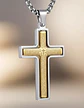 Collar Para Hombre Y Mujer Dije Cruz Giratoria Con Escritura - Miniatura 18
