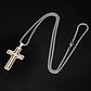 Collar Para Hombre Y Mujer Dije Cruz Giratoria Con Escritura - Miniatura 22